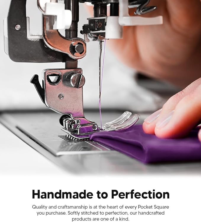 Solid Square Pocket Square (12x12 - in & 17x17 - in) by Vittorio Farina (PS - SOLID_PLUM) for Independent Retail Stores by Dubal Brothers