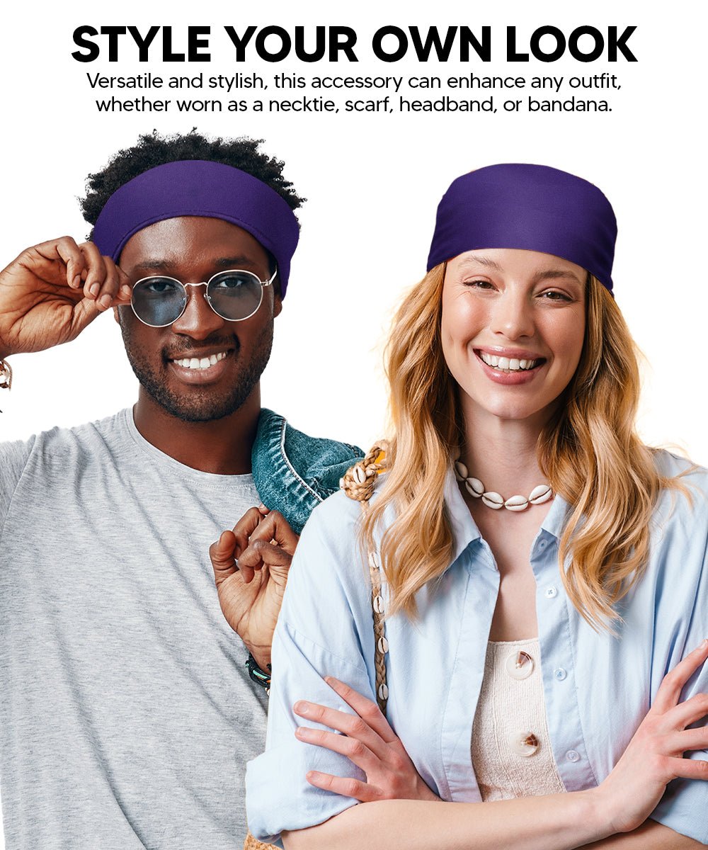 Solid Square Pocket Square (12x12 - in & 17x17 - in) by Vittorio Farina (PS - SOLID_PURPLE) for Independent Retail Stores by Dubal Brothers