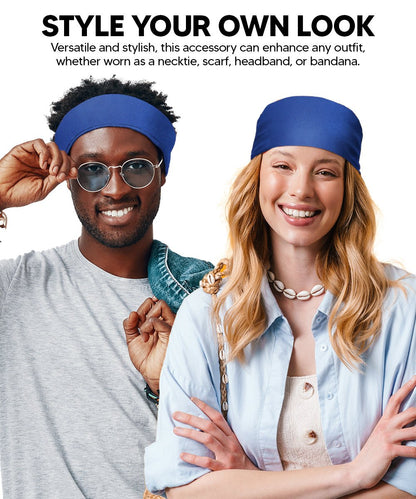 Solid Square Pocket Square (12x12 - in & 17x17 - in) by Vittorio Farina (PS - SOLID_ROYAL) for Independent Retail Stores by Dubal Brothers