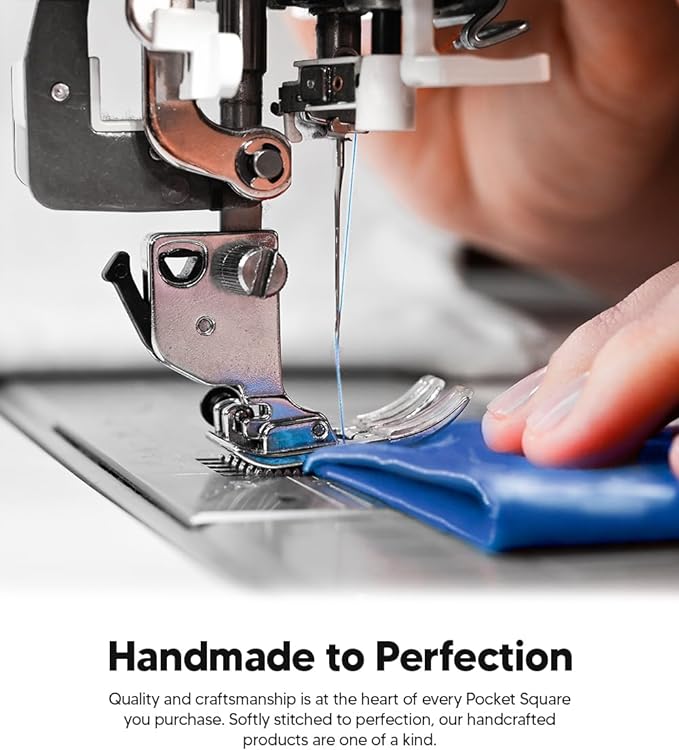 Solid Square Pocket Square (12x12 - in & 17x17 - in) by Vittorio Farina (PS - SOLID_ROYAL) for Independent Retail Stores by Dubal Brothers