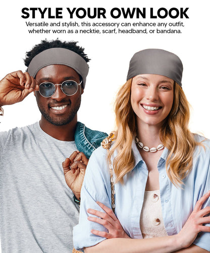 Solid Square Pocket Square (12x12 - in & 17x17 - in) by Vittorio Farina (PS - SOLID_SILVER) for Independent Retail Stores by Dubal Brothers