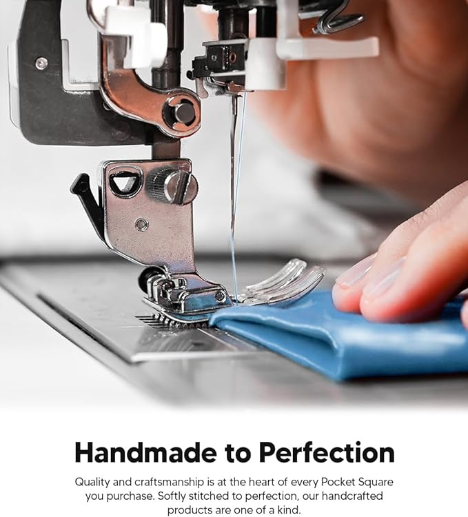 Solid Square Pocket Square (12x12 - in & 17x17 - in) by Vittorio Farina (PS - SOLID_SKY) for Independent Retail Stores by Dubal Brothers