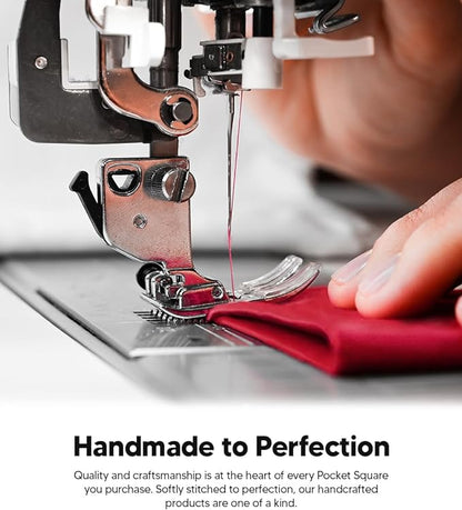 Solid Square Pocket Square (12x12 - in & 17x17 - in) by Vittorio Farina (PS - SOLID_WINE) for Independent Retail Stores by Dubal Brothers