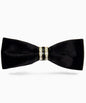 Solid Velvet Bow Tie in a Box by Vittorio Farina (vb - 001) for Independent Retail Stores by Dubal Brothers