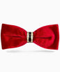 Solid Velvet Bow Tie in a Box by Vittorio Farina (vb - 002) for Independent Retail Stores by Dubal Brothers