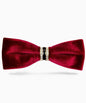 Solid Velvet Bow Tie in a Box by Vittorio Farina (vb - 004) for Independent Retail Stores by Dubal Brothers