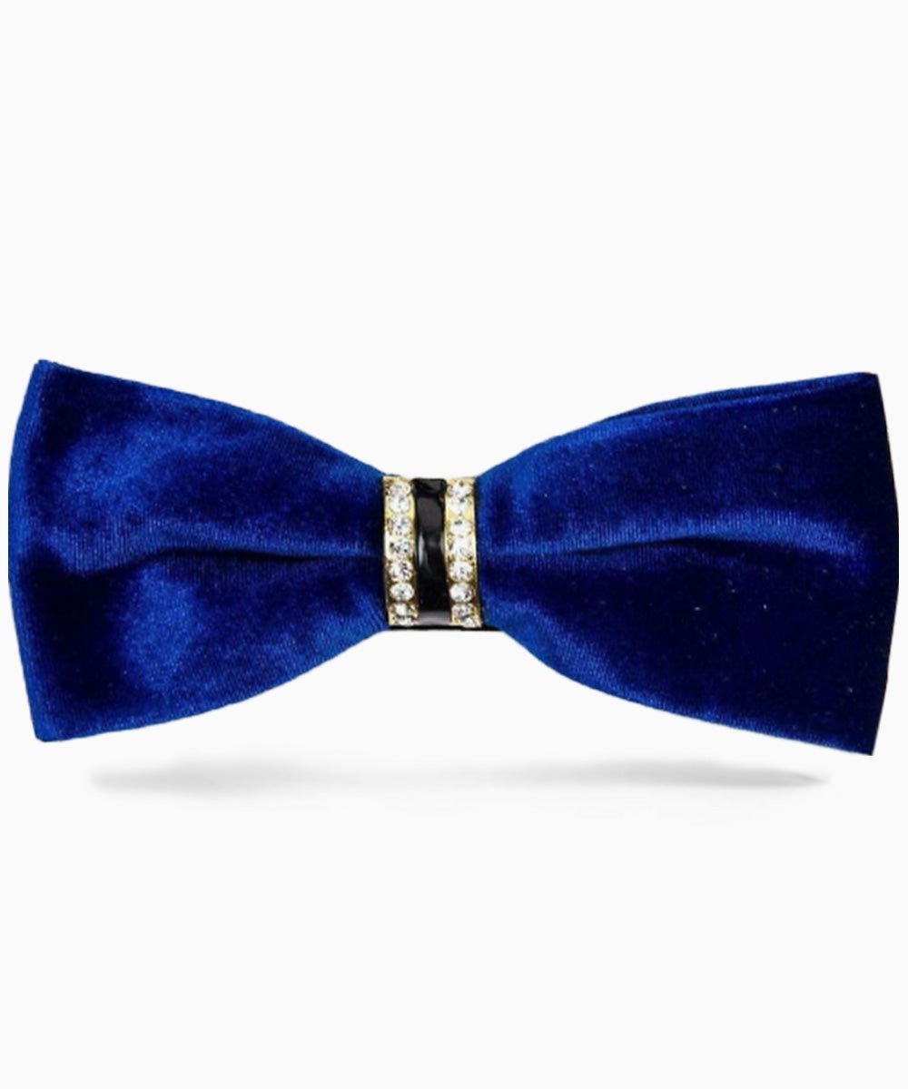 Solid Velvet Bow Tie in a Box by Vittorio Farina (vb - 005) for Independent Retail Stores by Dubal Brothers