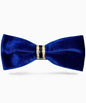 Solid Velvet Bow Tie in a Box by Vittorio Farina (vb - 005) for Independent Retail Stores by Dubal Brothers