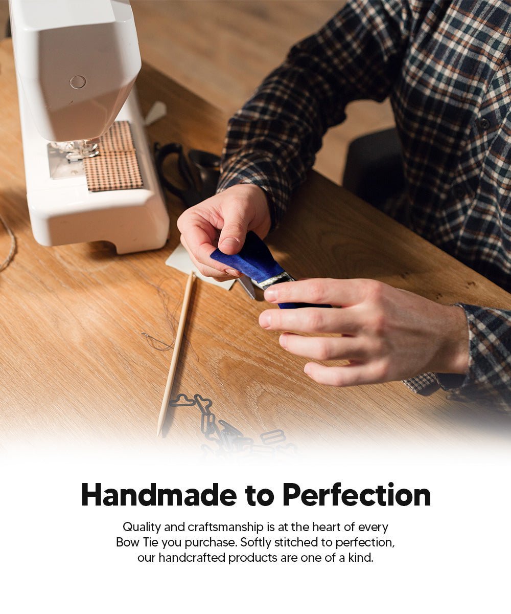 Solid Velvet Bow Tie in a Box by Vittorio Farina (vb - 005) for Independent Retail Stores by Dubal Brothers