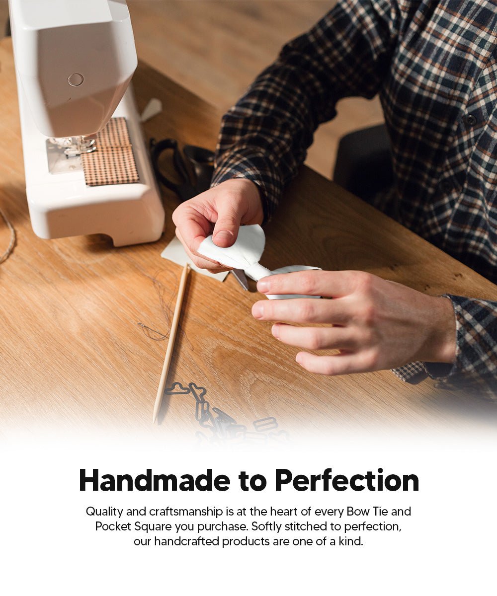 Solid Velvet Edwardian Bow Tie & Pocket Square in a Box by Vittorio Farina (vtb - 004) for Independent Retail Stores by Dubal Brothers