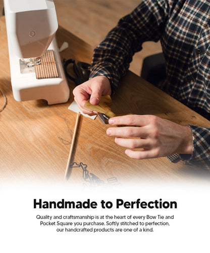 Solid Velvet Edwardian Bow Tie & Pocket Square in a Box by Vittorio Farina (vtb - 010) for Independent Retail Stores by Dubal Brothers