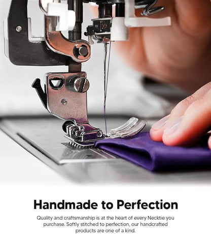 Solid Zipper Necktie by Vittorio Farina (N - ZIPPER_PURPLE) for Independent Retail Stores by Dubal Brothers