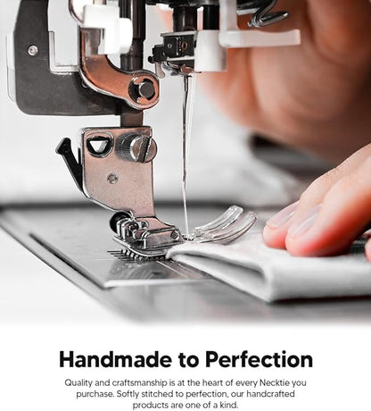 Solid Zipper Necktie by Vittorio Farina (N - ZIPPER_WHITE) for Independent Retail Stores by Dubal Brothers