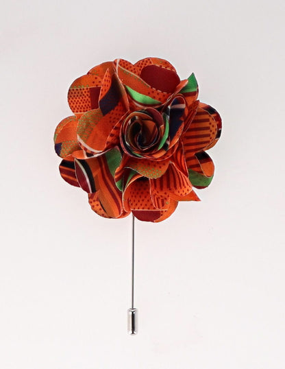 Stick Flower Lapel Pin by Vittorio Vico (lapelstick - K - F142) for Independent Retail Stores by Dubal Brothers
