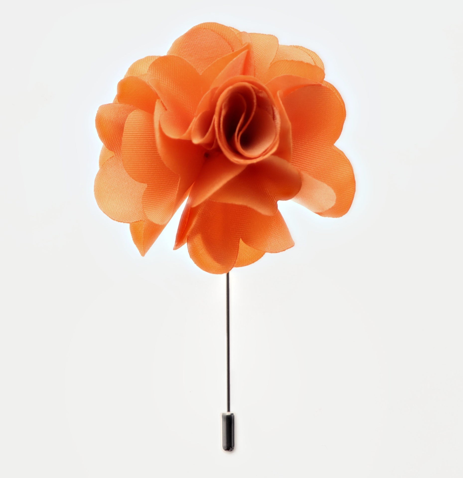 Stick Flower Lapel Pin by Vittorio Vico (lapelstick - solid - F001Peach) for Independent Retail Stores by Dubal Brothers