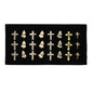 Tie Tacks on a Presentation Board by Vittorio Vico (TT - RELIGIOUS - G) for Independent Retail Stores by Dubal Brothers