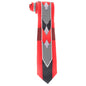 Tuxedo Design Necktie & Pocket Square by Vittorio Farina (NH_FOUNDERS_RED) for Independent Retail Stores by Dubal Brothers