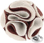Two - Tone Seersucker Rose Flower Lapel Pin by Vittorio Vico (flower - 1310) for Independent Retail Stores by Dubal Brothers