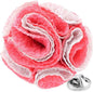 Two - Tone Seersucker Rose Flower Lapel Pin by Vittorio Vico (flower - 1314) for Independent Retail Stores by Dubal Brothers