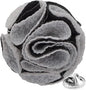 Two - Tone Seersucker Rose Flower Lapel Pin by Vittorio Vico (flower - 1316) for Independent Retail Stores by Dubal Brothers
