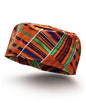 Vittorio Farina Kente Kufi Hat for Men and Women – African Kufi Hat Ideal for Cultural Attire, Outfit & Costume (HAT_Kufi_Kente 1) for Independent Retail Stores by Dubal Brothers