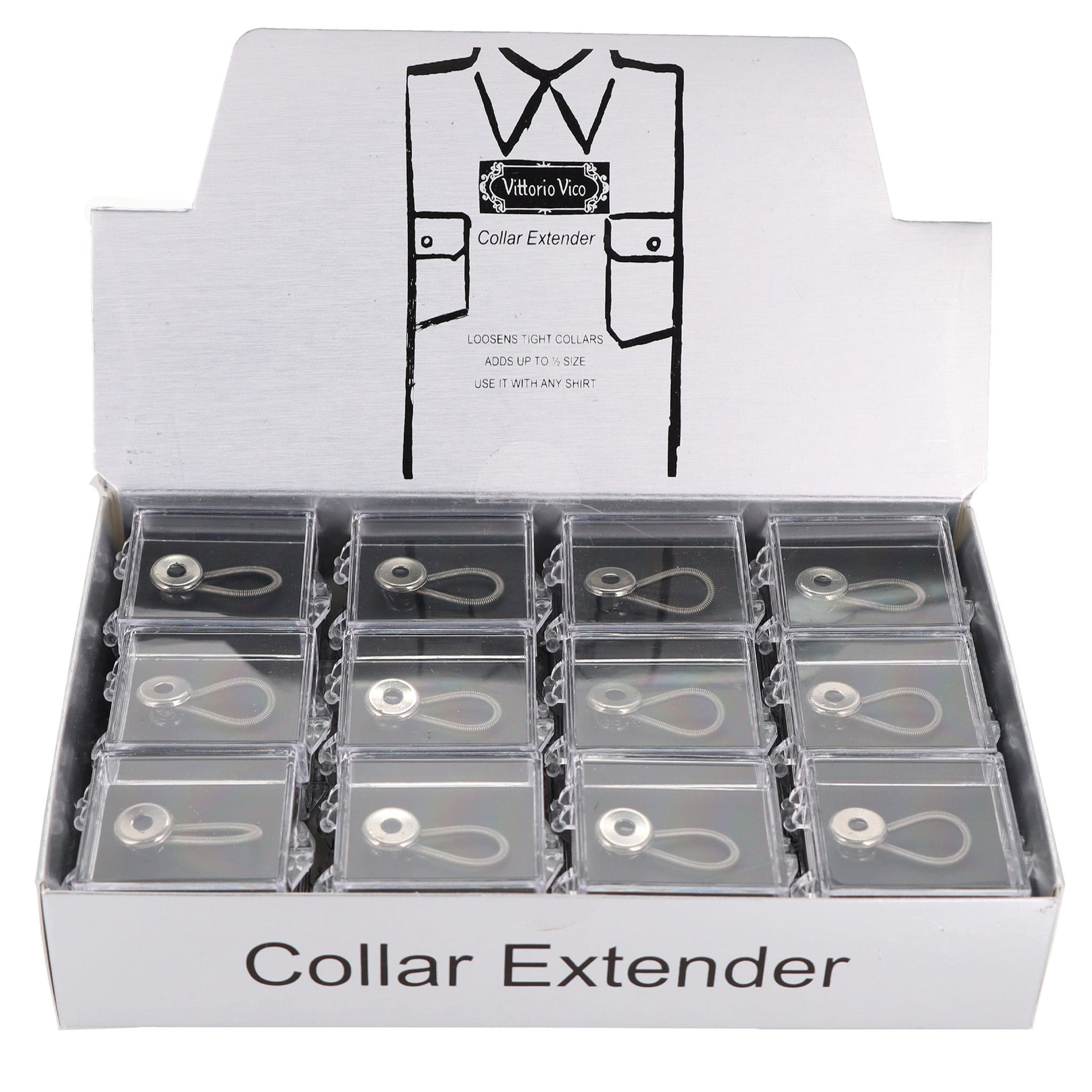 "WONDER" Button - Collar Extenders by Vittorio Farina (ACC - CE - 24) for Independent Retail Stores by Dubal Brothers