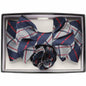 XL Design Bow Tie, Pocket Square & Flower Lapel Pin in a Box by Vittorio Farina (xl - l - 2126) for Independent Retail Stores by Dubal Brothers