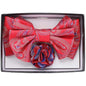 Vittorio Farina XL Bow Tie, Pocket Square & Flower Lapel Pin - XL2102 - Classy Cufflinks