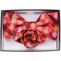 Vittorio Farina XL Bow Tie, Pocket Square & Flower Lapel Pin - XL2109 - Classy Cufflinks