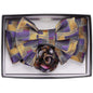 Vittorio Farina XL Bow Tie, Pocket Square & Flower Lapel Pin - XL2116 - Classy Cufflinks